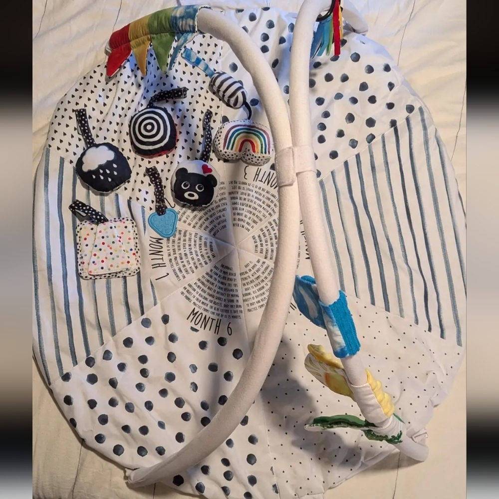 Sassy Milestones Tummy Time Mat 2-in-1